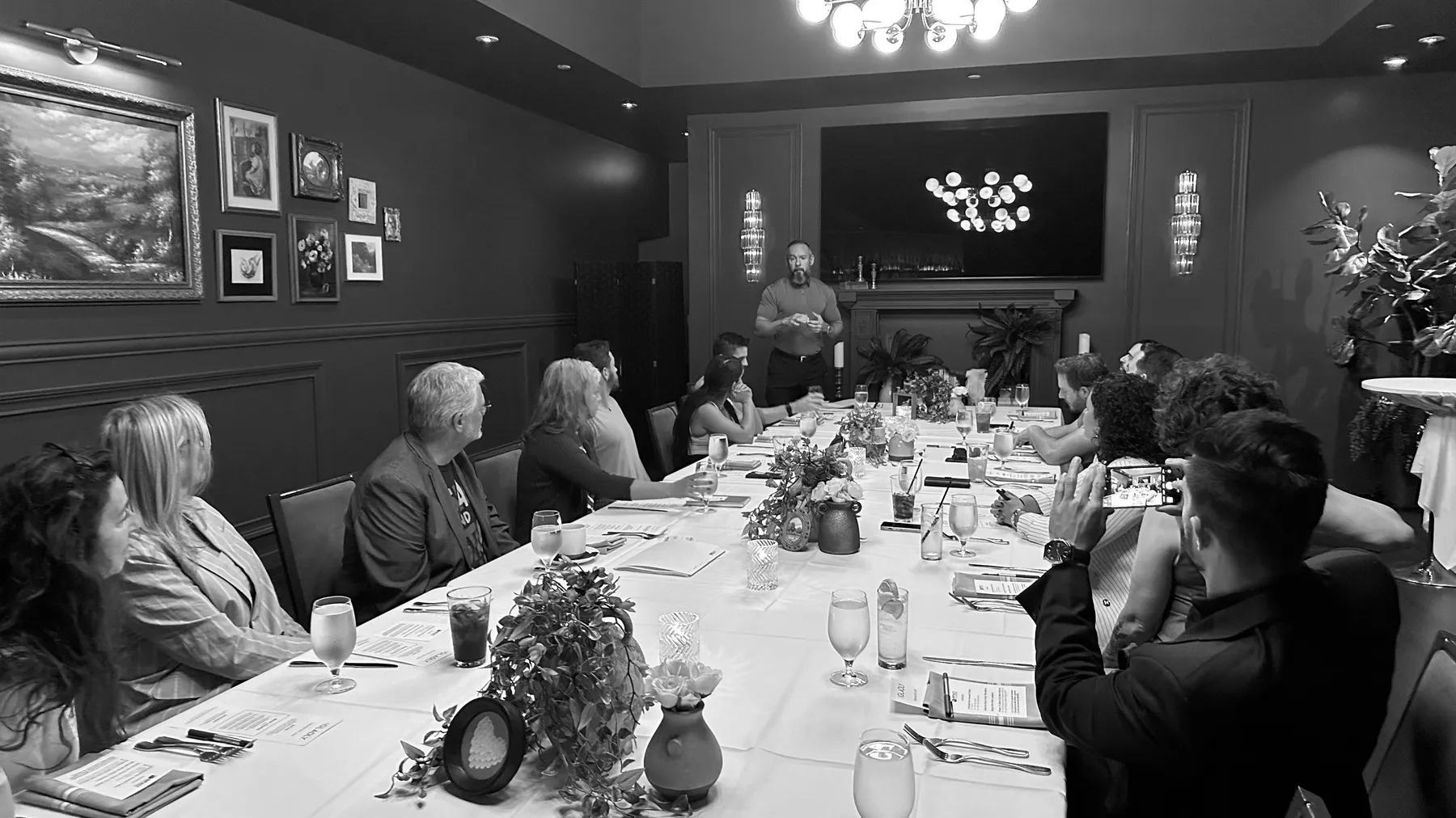 A facilitated conversation at an Impact Delivered gathering