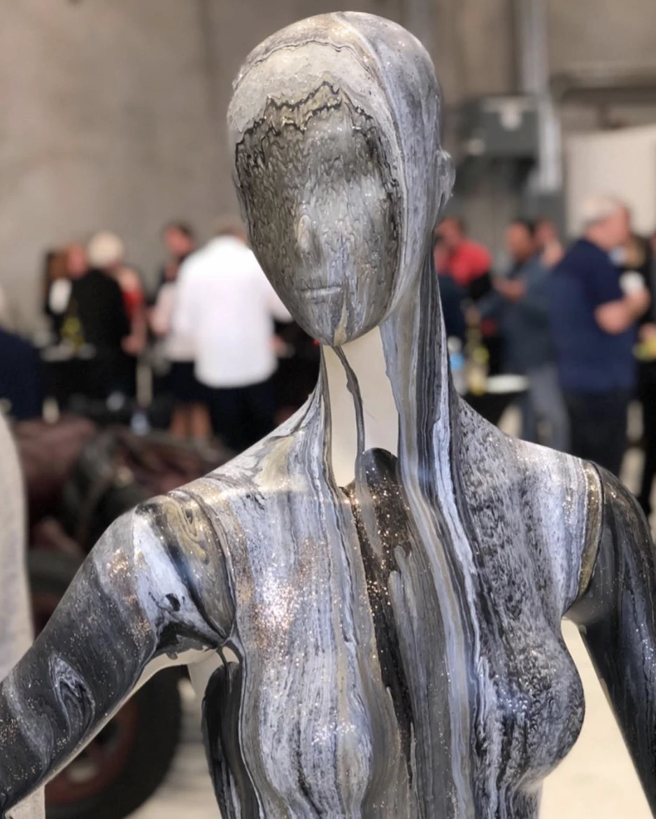 An interactive art piece created with guests at an Impact Delivered gathering